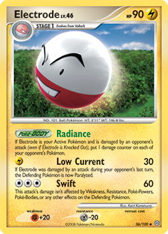 Electrode z edície Stormfront, karta č.36