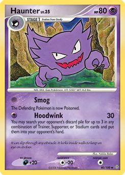 Haunter z edície Stormfront, karta č.40
