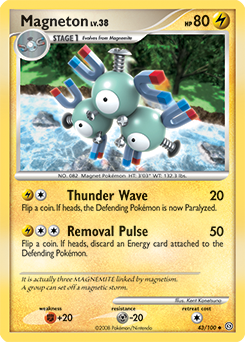 Magneton z edície Stormfront, karta č.43