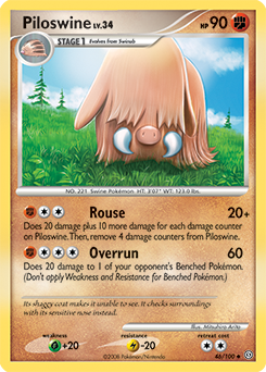 Piloswine z edície Stormfront, karta č.46