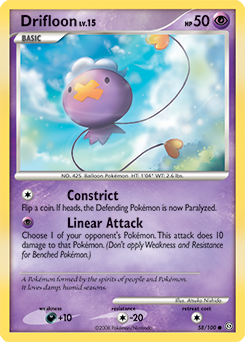 Drifloon z edície Stormfront, karta č.58