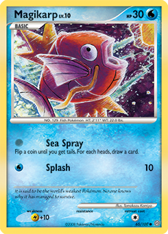 Magikarp z edície Stormfront, karta č.65