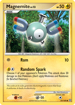 Magnemite z edície Stormfront, karta č.67