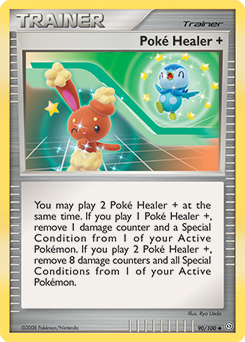 Poké Healer + z edície Stormfront, karta č.90