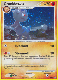 Cranidos z edície DP Black Star Promos, karta č.DP07