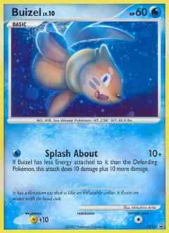 Buizel z edície DP Black Star Promos, karta č.DP13