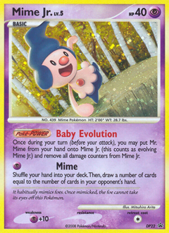 Mime Jr. z edície DP Black Star Promos, karta č.DP22