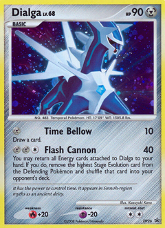 Dialga z edície DP Black Star Promos, karta č.DP26