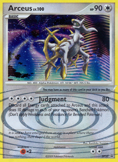 Arceus z edície DP Black Star Promos, karta č.DP50