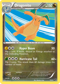 Dragonite z edície Dragon Vault, karta č.5