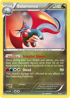 Salamence z edície Dragon Vault, karta č.8