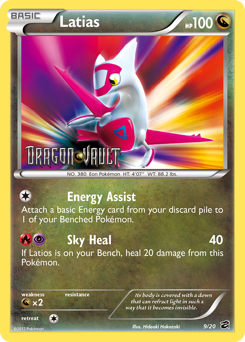 Latias z edície Dragon Vault, karta č.9