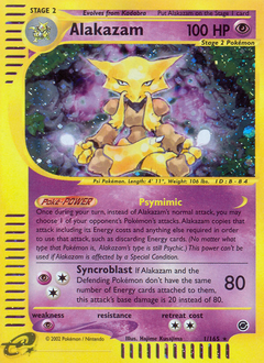 Alakazam z edície Expedition Base Set, karta č.1