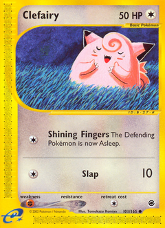Clefairy z edície Expedition Base Set, karta č.101