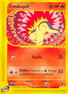 Cyndaquil, ukážková karta