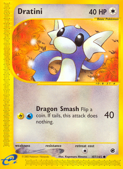 Dratini z edície Expedition Base Set, karta č.107