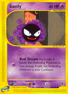 Gastly z edície Expedition Base Set, karta č.109