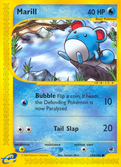 Marill z edície Expedition Base Set, karta č.120