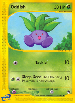 Oddish z edície Expedition Base Set, karta č.122