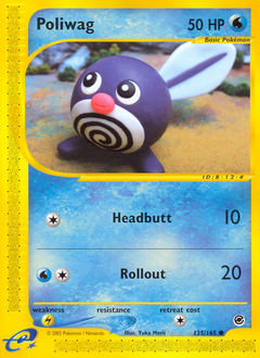 Poliwag z edície Expedition Base Set, karta č.125