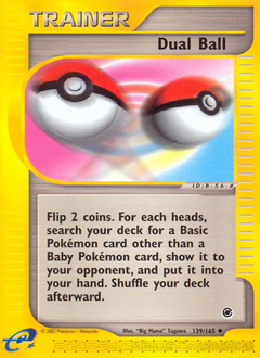 Dual Ball z edície Expedition Base Set, karta č.139