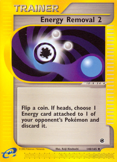 Energy Removal 2 z edície Expedition Base Set, karta č.140
