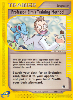 Professor Elm's Training Method z edície Expedition Base Set, karta č.148
