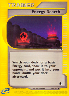 Energy Search z edície Expedition Base Set, karta č.153