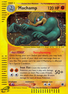 Machamp z edície Expedition Base Set, karta č.16