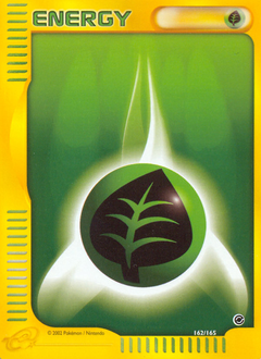 Grass Energy z edície Expedition Base Set, karta č.162