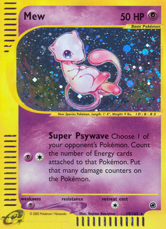 Mew z edície Expedition Base Set, karta č.19