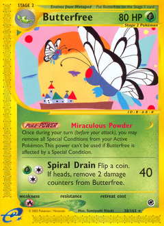 Butterfree z edície Expedition Base Set, karta č.38