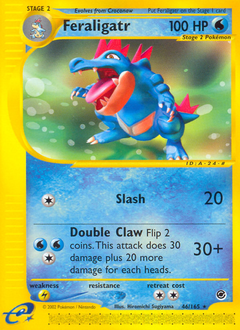 Feraligatr z edície Expedition Base Set, karta č.46