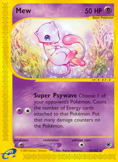 Mew z edície Expedition Base Set, karta č.55