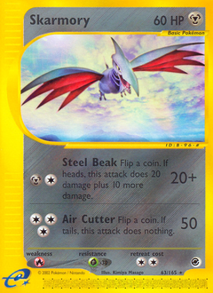 Skarmory z edície Expedition Base Set, karta č.63