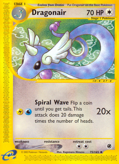 Dragonair z edície Expedition Base Set, karta č.75
