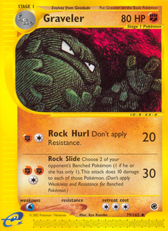 Graveler z edície Expedition Base Set, karta č.79