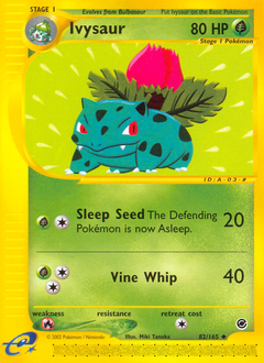 Ivysaur z edície Expedition Base Set, karta č.82