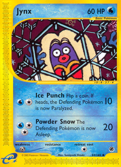 Jynx z edície Expedition Base Set, karta č.83