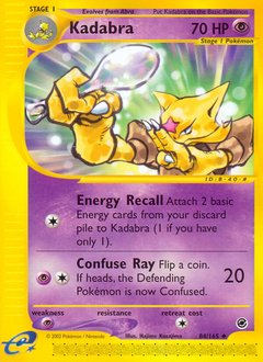 Kadabra z edície Expedition Base Set, karta č.84