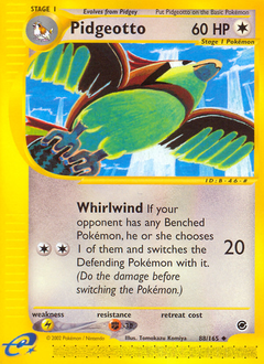 Pidgeotto z edície Expedition Base Set, karta č.88