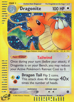 Dragonite z edície Expedition Base Set, karta č.9