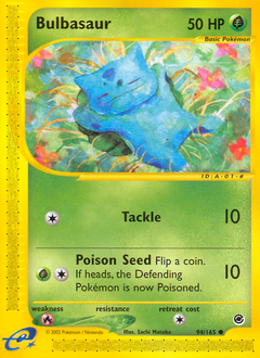 Bulbasaur z edície Expedition Base Set, karta č.94