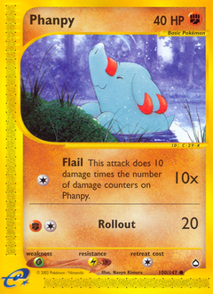 Phanpy z edície Aquapolis, karta č.100