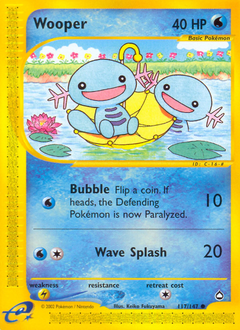 Wooper z edície Aquapolis, karta č.117