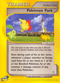 Pokémon Park z edície Aquapolis, karta č.131