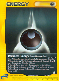 Darkness Energy z edície Aquapolis, karta č.142