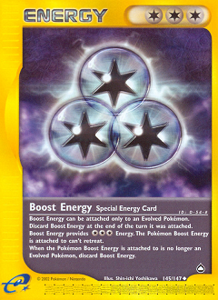 Boost Energy z edície Aquapolis, karta č.145