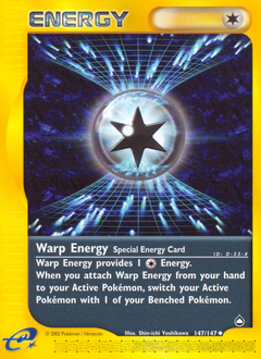 Warp Energy z edície Aquapolis, karta č.147