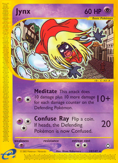 Jynx z edície Aquapolis, karta č.18